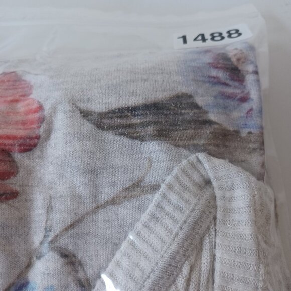 Soft Surroundings Pullover Floral Ribbed Knit Size Medium - Picture 14 of 16